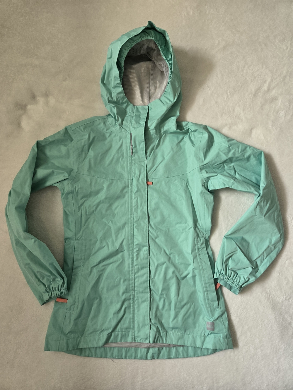 MEC Kids Hooded Raincoat in Light Teal